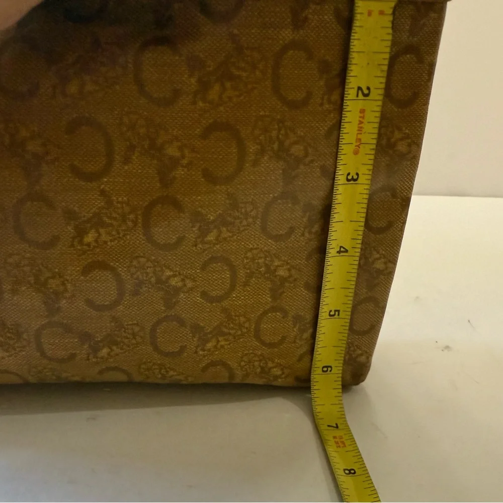 VTG. Celine Macadam Authentic leather clutch bag, Italy